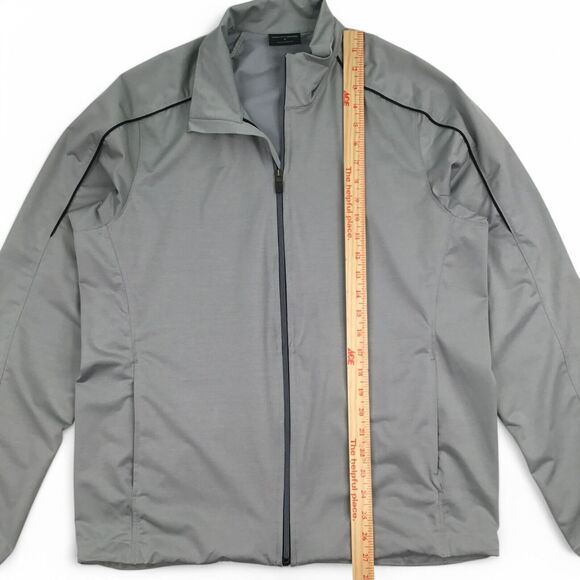 Galvin Green Golf Windbreaker Jacket Mens Size Medium Grey Full Zip Performance - Picture 14 of 14